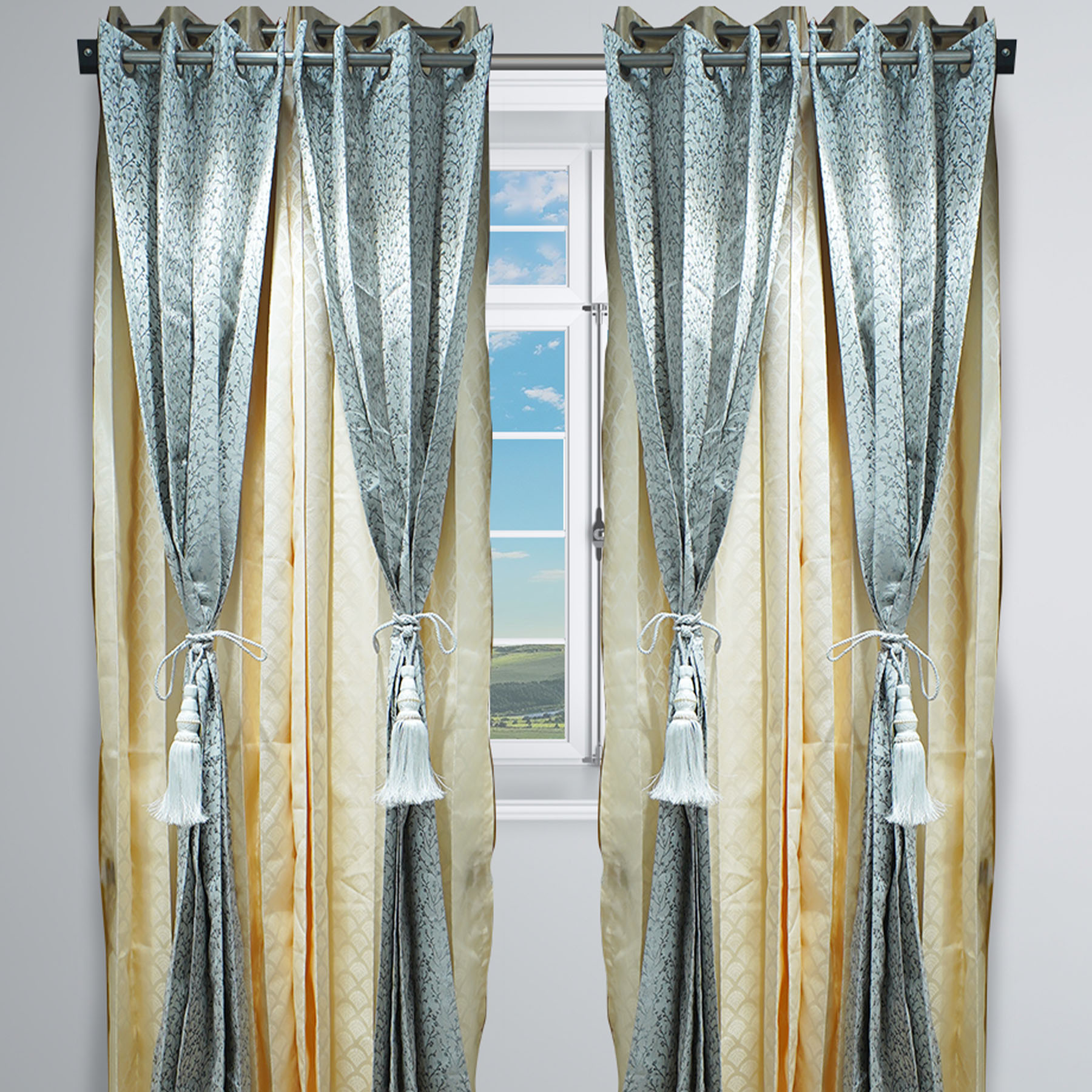 2 Premium Blackout Curtains (Set of 2)